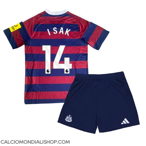 Maglie da calcio Newcastle United Alexander Isak #14 Seconda Maglia Bambino 2024-25 Manica Corta (+ Pantaloni corti)